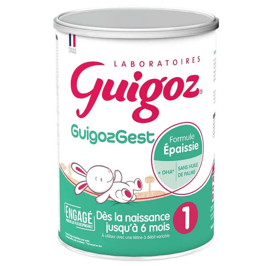 Guigoz Guigozgest GuigozGest 1 Молочная сухая загущенная смесь 0-6 месяцев Dès La Naissance Jusqu'à 6 Mois 800 гр.: цены и характеристики