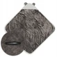 Babymatex, ковдра з мікрофібри з капюшоном для переноски Koala Muslin, 95 см x 95 см, чорна