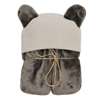 Babymatex, ковдра з мікрофібри з капюшоном для переноски Koala Muslin, 95 см x 95 см, чорна: ціни та характеристики