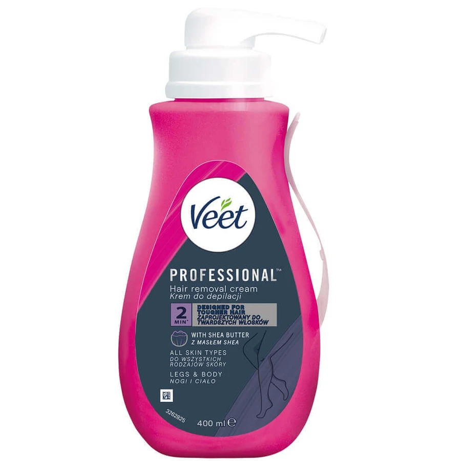 Veet Professional cremă depilatoare cu unt de shea, 400 мл: цены и характеристики