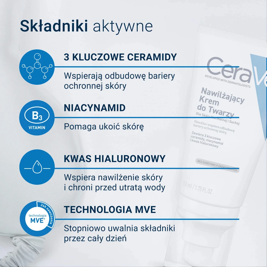 Набір CeraVe, гель для вмивання з керамідами, 473 мл + зволожуючий крем для обличчя з керамідами, 52 мл: ціни та характеристики