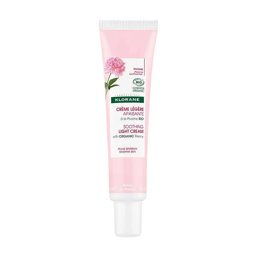 Klorane Peony Organic Soothing Light Cream Sensitive Skin 40 мл: цены и характеристики