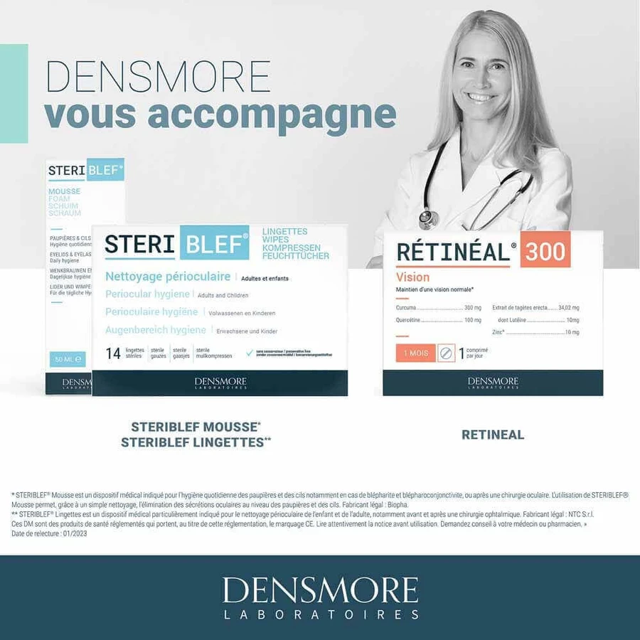 Densmore Retinal Ophthalmology Maintien de la Vision 30 таблеток: цены и характеристики
