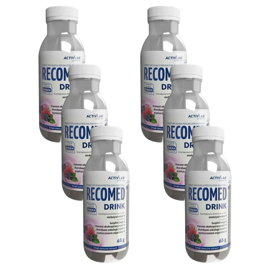 ActivLab Pharma RecoMed Напій, смак лісових фруктів, 6 х 65 г: ціни та характеристики