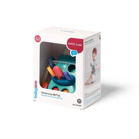 BabyOno, сенсорная игрушка, бутылочка, от 18 месяцев, 1 шт.: цены и характеристики
