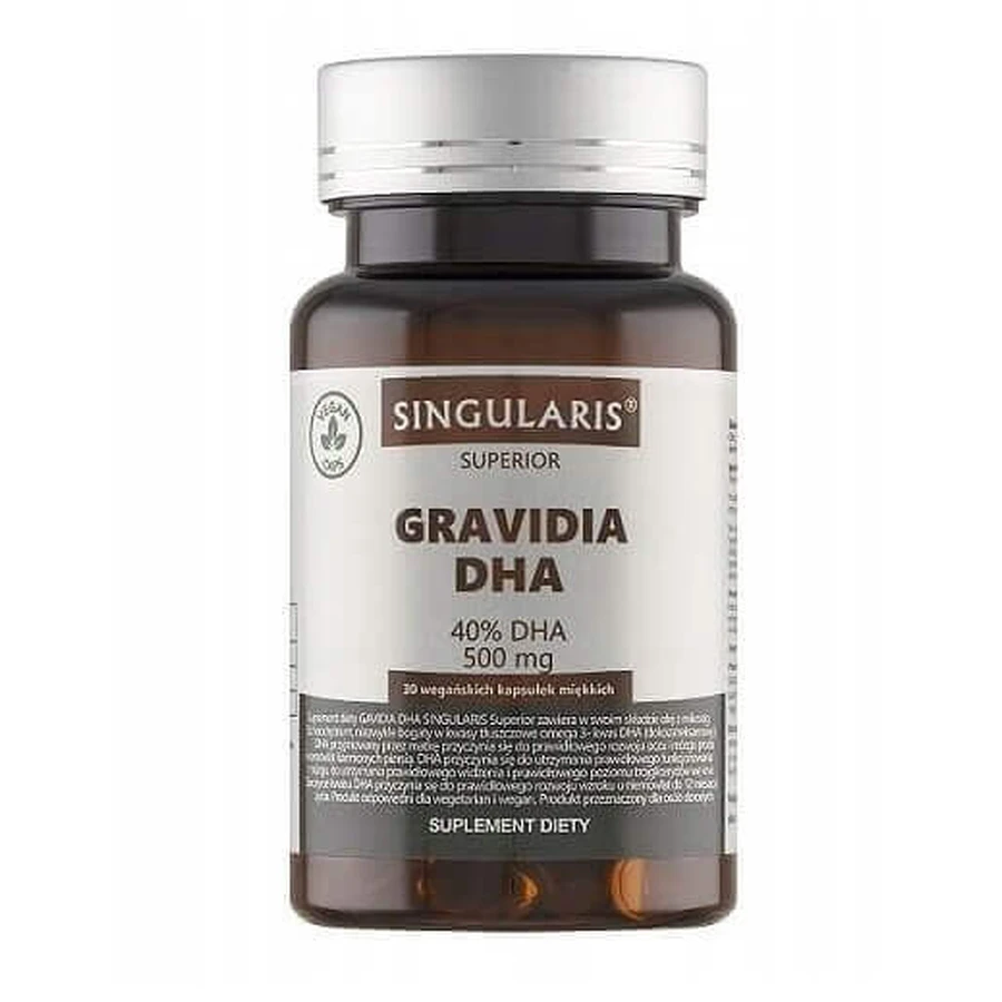 Singularis Superior, Gravidia DHA, 30 капсул: ціни та характеристики