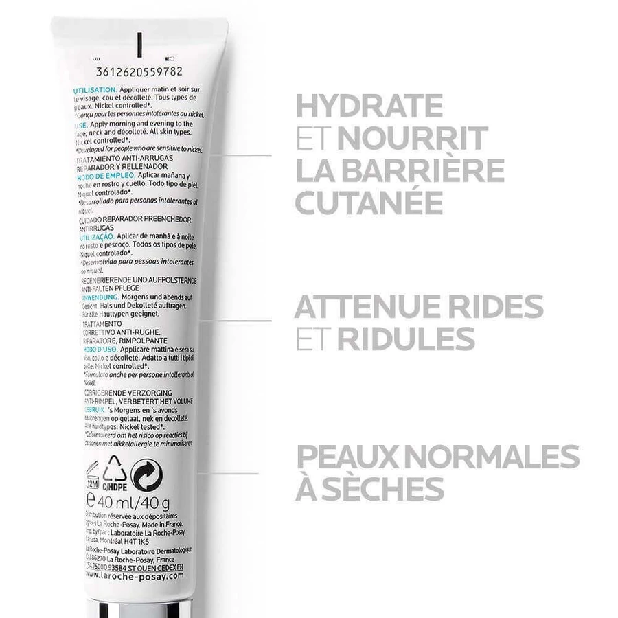 La Roche-Posay Hyalu B5 Крем проти зморшок, відновлюючий, поновлюючий 40 мл: ціни та характеристики