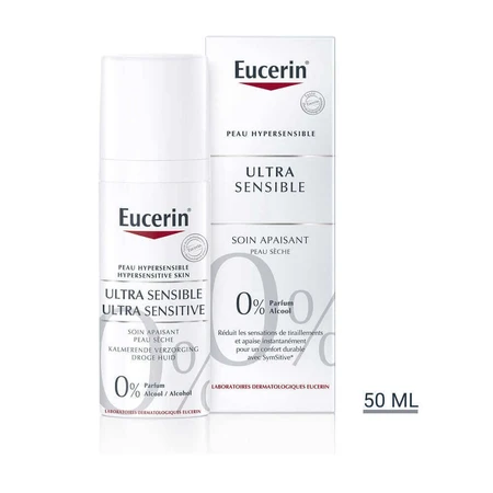 Eucerin Ультрачутливий заспокійливий догляд для сухої шкіри 50 мл: ціни та характеристики