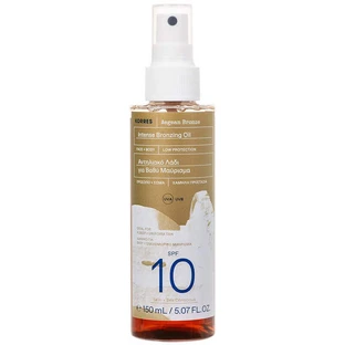 Korres Aegean Bronze, бронзирующее масло для тела, SPF 10, 150 мл