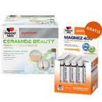 Doppelherz Ceramide Beauty System, со вкусом манго и маракуйи, 25 мл x 30 ампул + Magnesium 400, жидкий, со вкусом апельсина и лимона, 25 мл x 20 ампул бесплатно: цены и характеристики