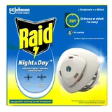 Raid Night & Day, инсектицидный электрофумигатор со сменным картриджем