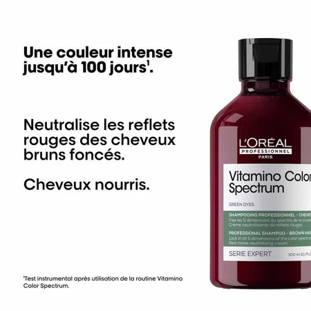 L'Oréal Professionnel Vitamino Color Spectrum Шампунь нейтрализующий рыжие блики для каштановых волос 300 мл: цены и характеристики