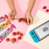 Bunny Ninja Fruit Straws, фруктові снеки, яблуко-полуниця, 16 г