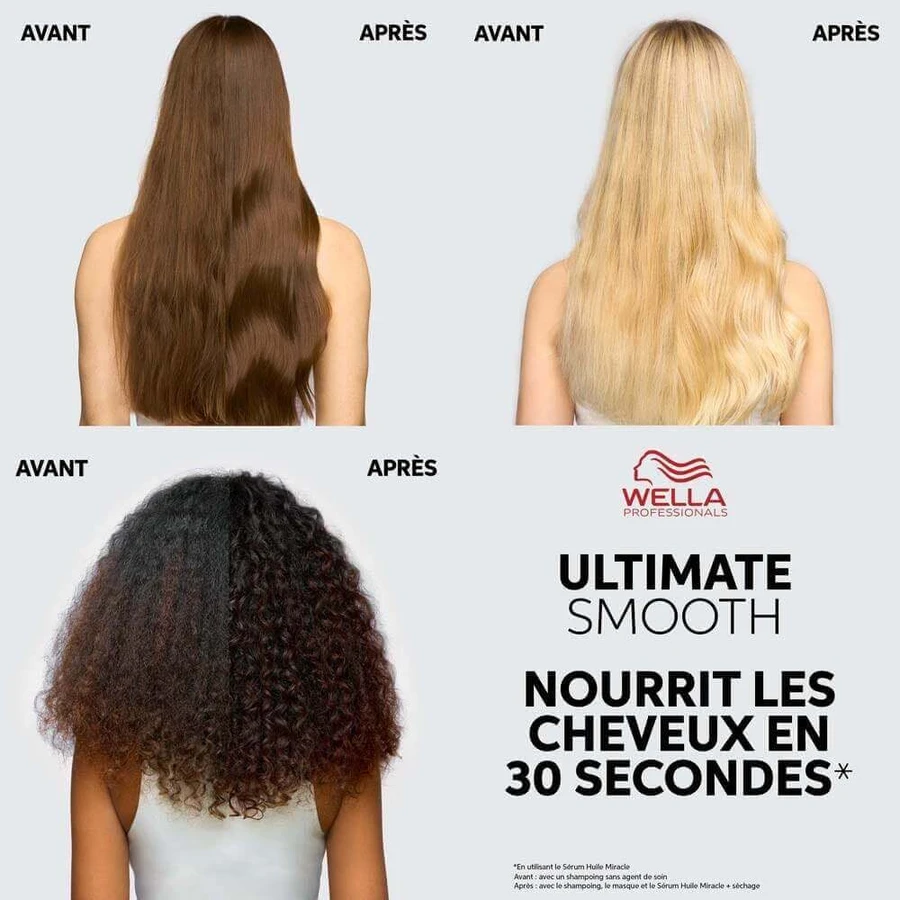 Wella Professionals Ultimate Smooth Nourishing Shampoo Сухе, тьмяне або кучеряве волосся 250 мл: ціни та характеристики