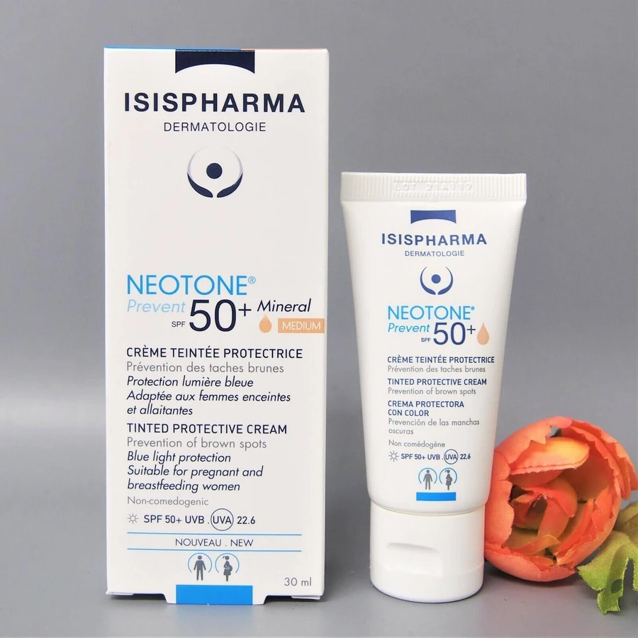 Isispharma Neotone Protective Tinted Cream Spf50+ Prevent Medium Tint 30ml: цены и характеристики