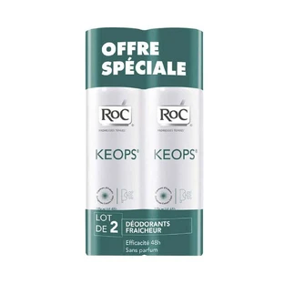 Дезодорант-спрей Roc Keops Свіжий дезодорант від помірного поту 2х100мл