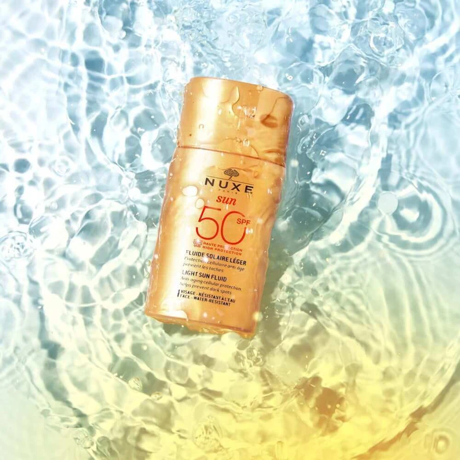 Nuxe Сонцезахисний флюїд з високим ступенем захисту SPF50 для нормальної та комбінованої шкіри. 50мл: ціни та характеристики