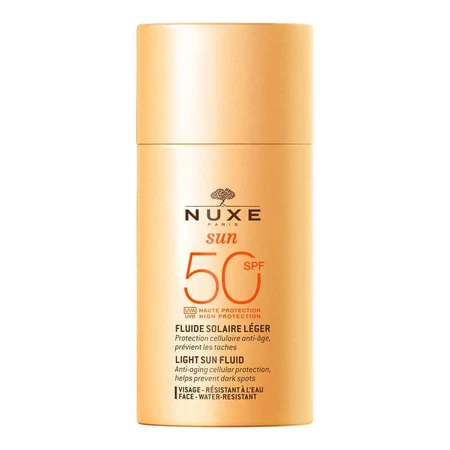 Nuxe Сонцезахисний флюїд з високим ступенем захисту SPF50 для нормальної та комбінованої шкіри. 50мл: ціни та характеристики