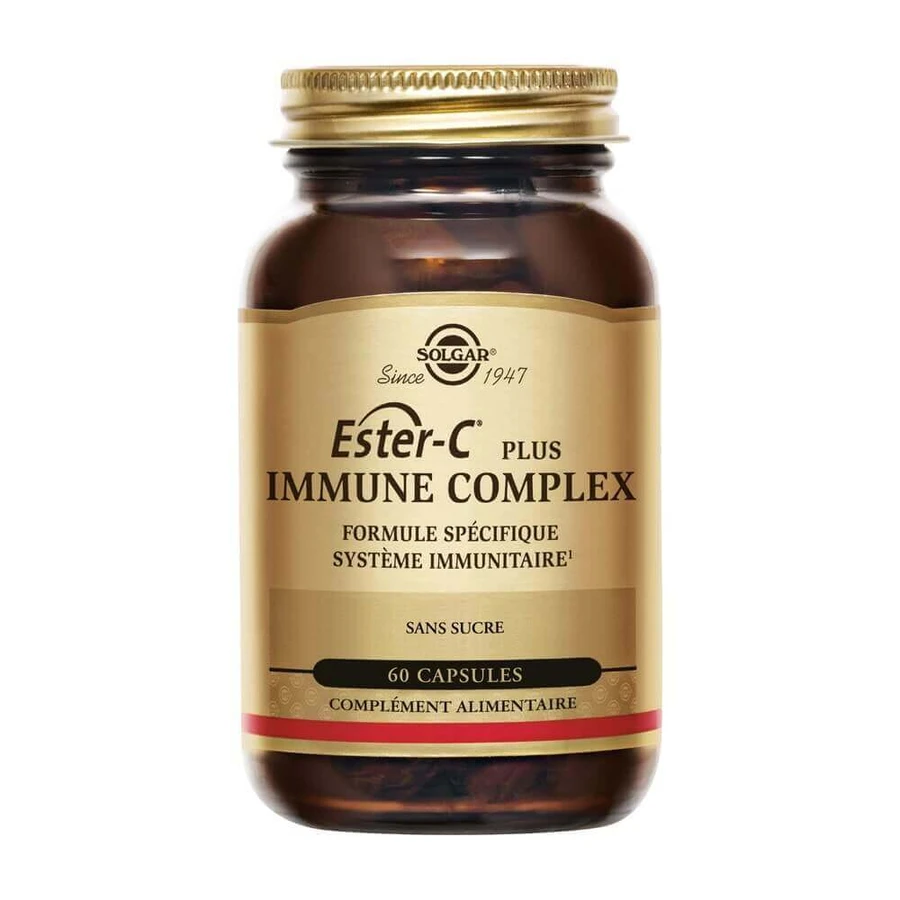 Імунний комплекс Solgar Ester C® Plus Défenses Immunitaires Immunitaires 60 капсул: ціни та характеристики
