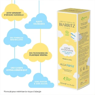 Laboratoires De Biarritz Дитячі товари Органічний зволожуючий крем зволожує і захищає з народження 100мл