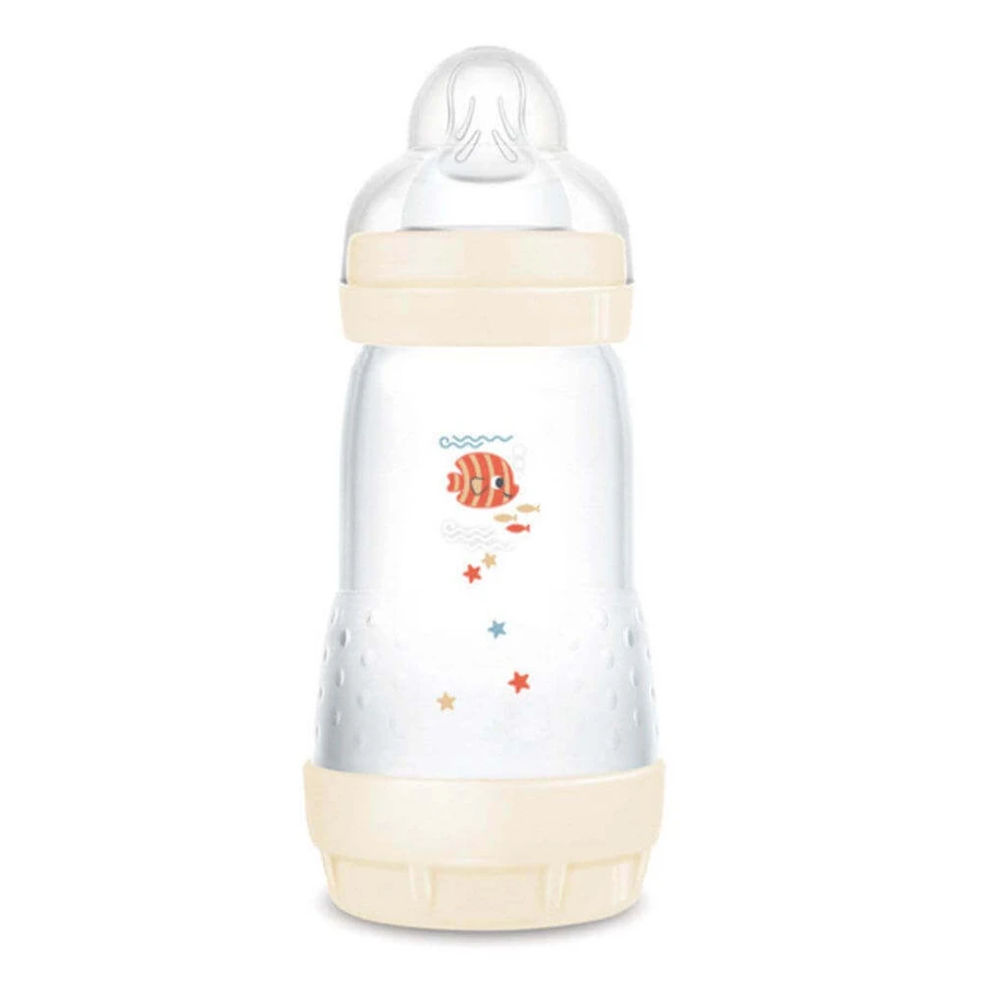 Бутылочка для кормления MAM Easy Start антиколиковая, поток 2, с 0 месяцев, 260 мл: цены и характеристики