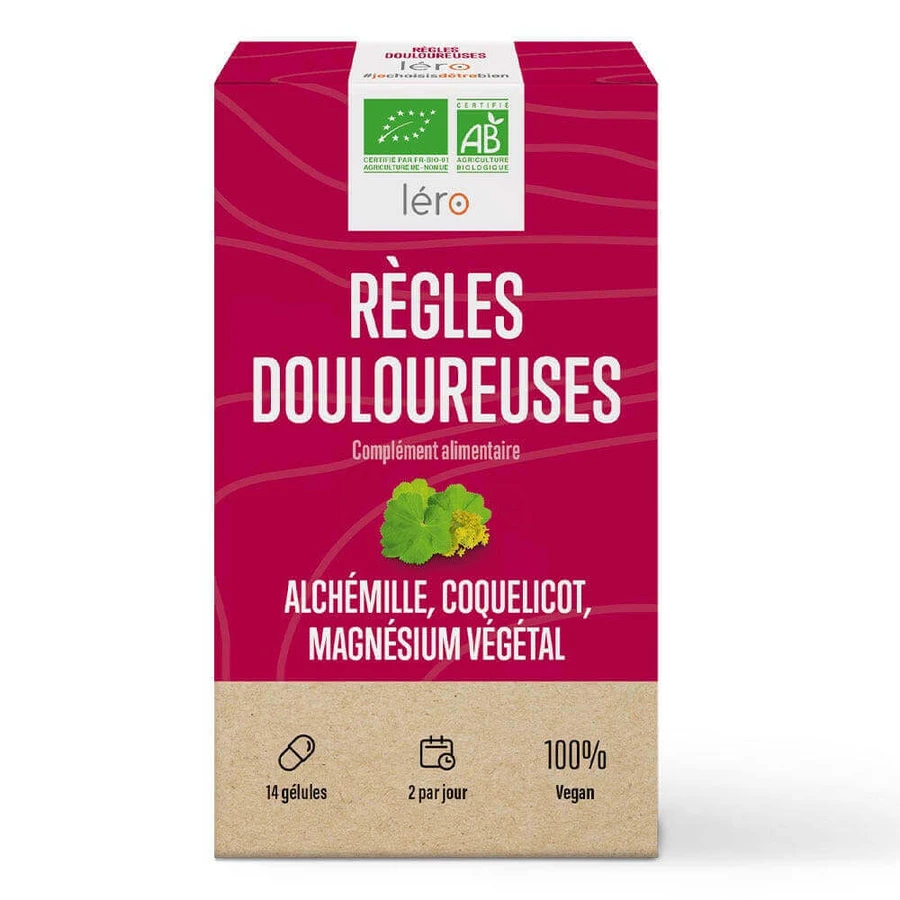 Lero Organic Болевые месячные 14 капсул: цены и характеристики