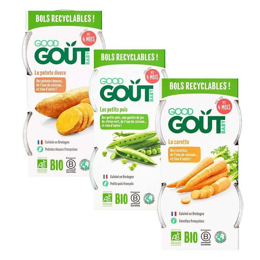 Good Gout Органические овощи С 4 месяцев 2х120г: цены и характеристики