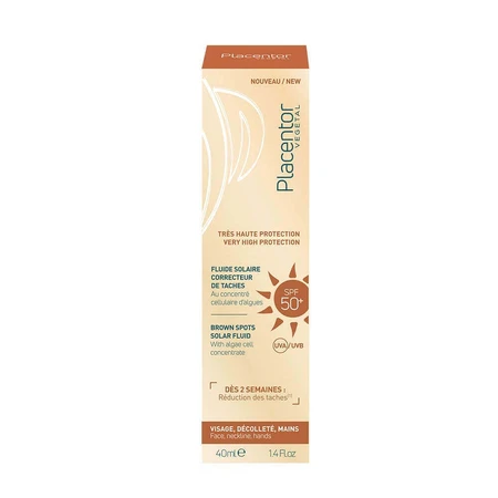 Placentor Végétal Флюїд для корекції сонячних плям SPF 50 40 мл: ціни та характеристики
