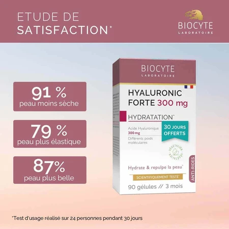 Biocyte Anti-wrinkle Hyaluronic Forte 300mg Антивозрастные капсулы 3x30: цены и характеристики