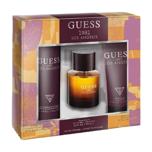 Guess 1981 Los Angeles For Men Set Туалетная вода, 100 мл + Гель для душа, 200 мл + Спрей-дезодорант, 226 мл