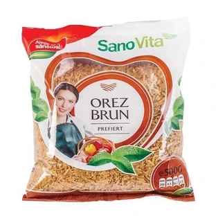 Готовый коричневый рис, 500 г, Sanovita