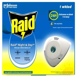 Raid Night & Day, заправка для інсектицидного фільтра, 1 шт.