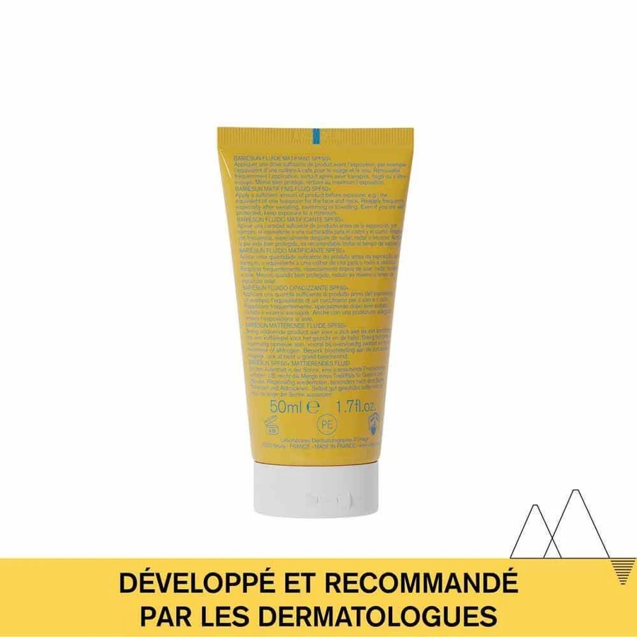 Uriage Bariésun Brillance SPF50+ Матирующий флюид легкой текстуры 50 мл: цены и характеристики