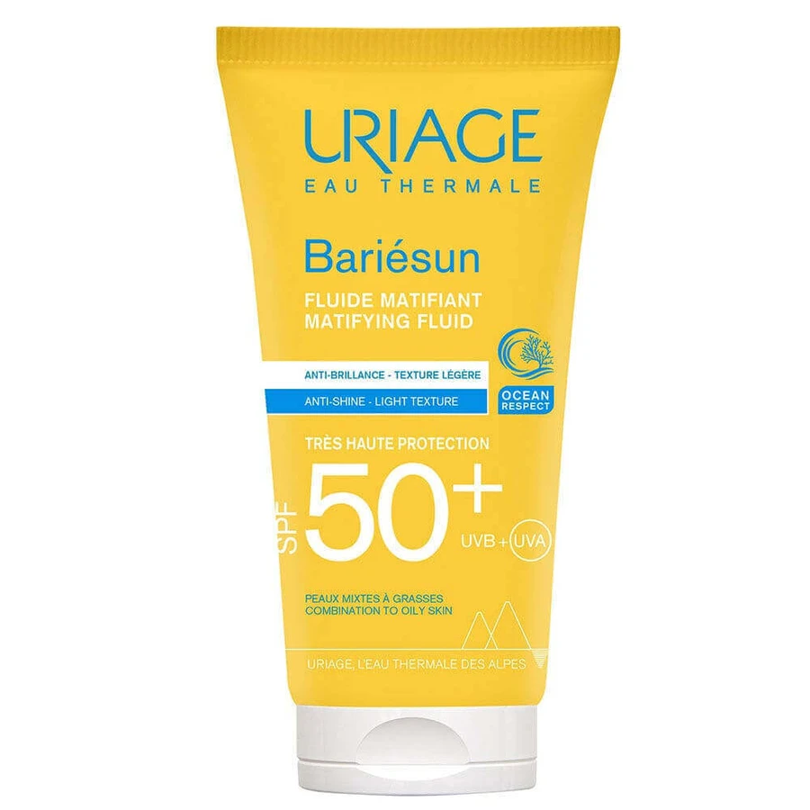Uriage Bariésun Brillance SPF50+ Матирующий флюид легкой текстуры 50 мл: цены и характеристики