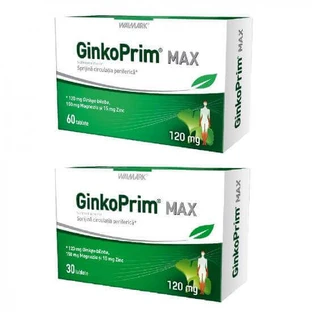 ГинкоПрим Макс 120 мг Walmark GinkoPrim Max, 60 + 30 таблеток