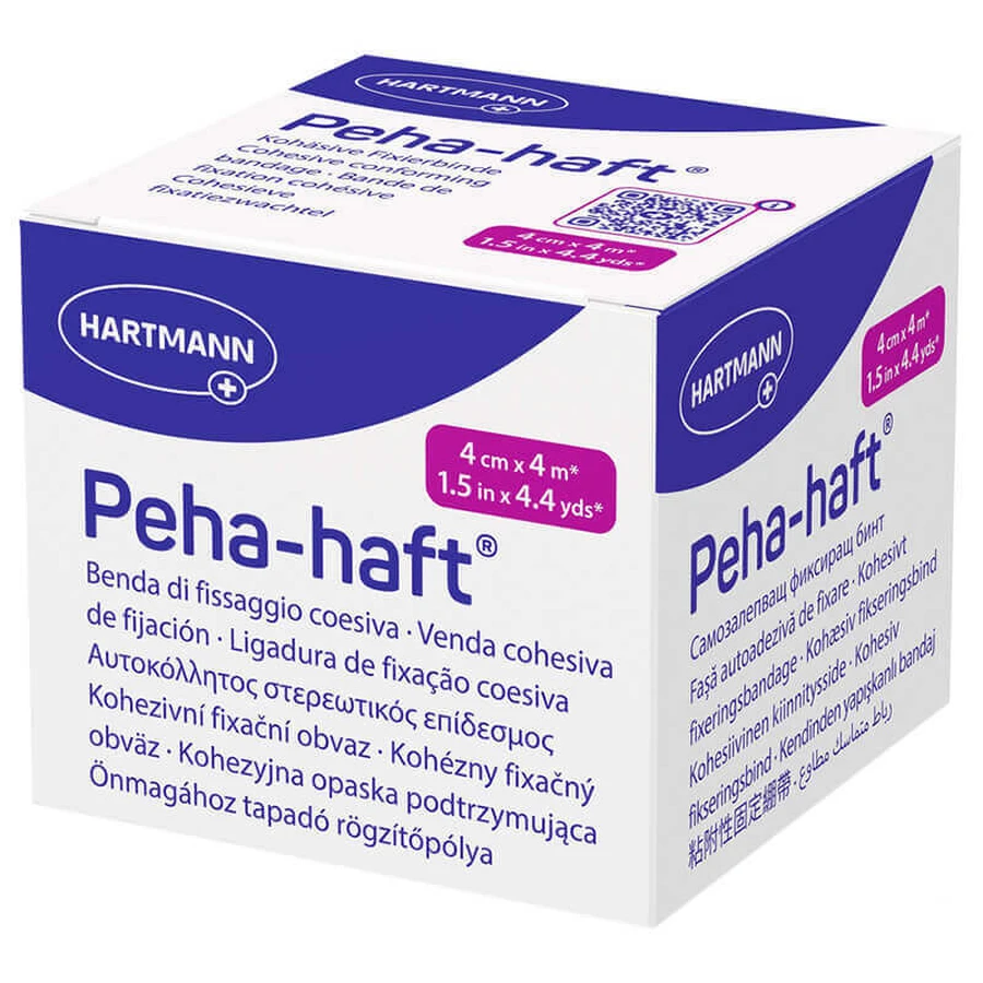 Peha-haft, адгезивний підтримуючий бинт, 4 см х 4 м, 1 шт.: ціни та характеристики