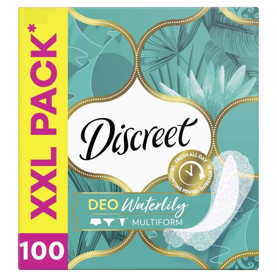 Discreet DEO Multiform, дышащие гигиенические прокладки, Waterlily, 100 шт.: цены и характеристики