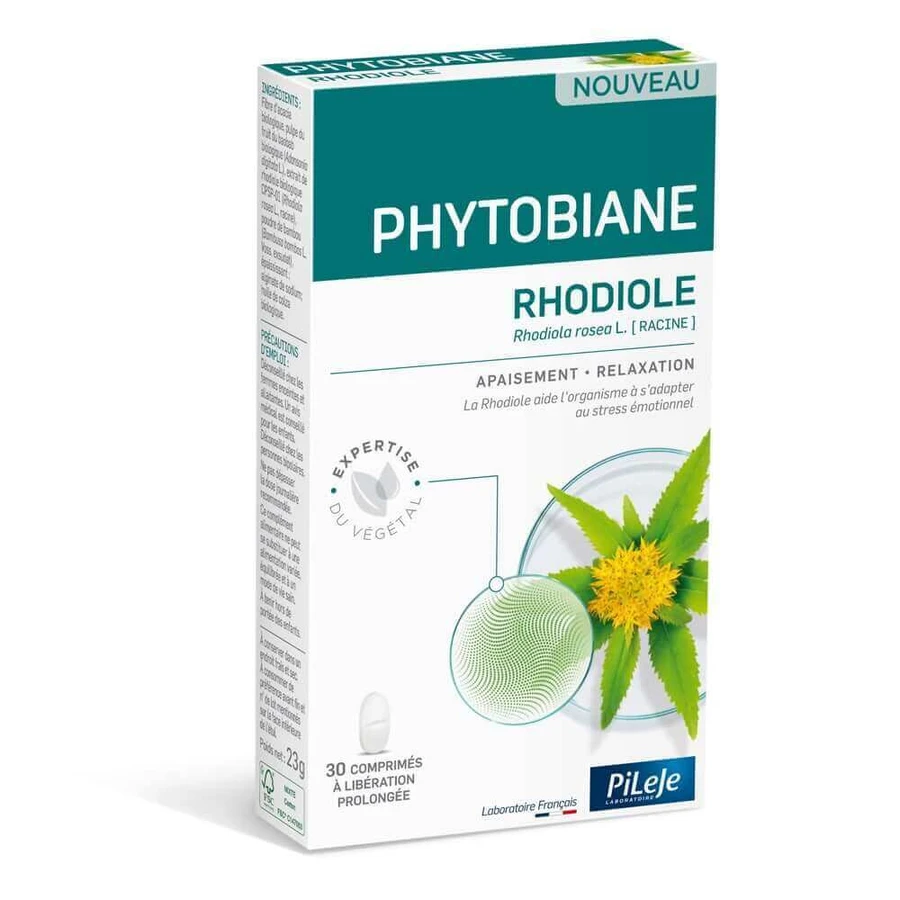 Pileje Phytobiane Родіола заспокійлива та розслаблююча 30 таблеток: ціни та характеристики
