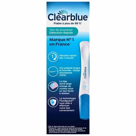 Clearblue Тест на беременность быстрое определение 1 тест: цены и характеристики