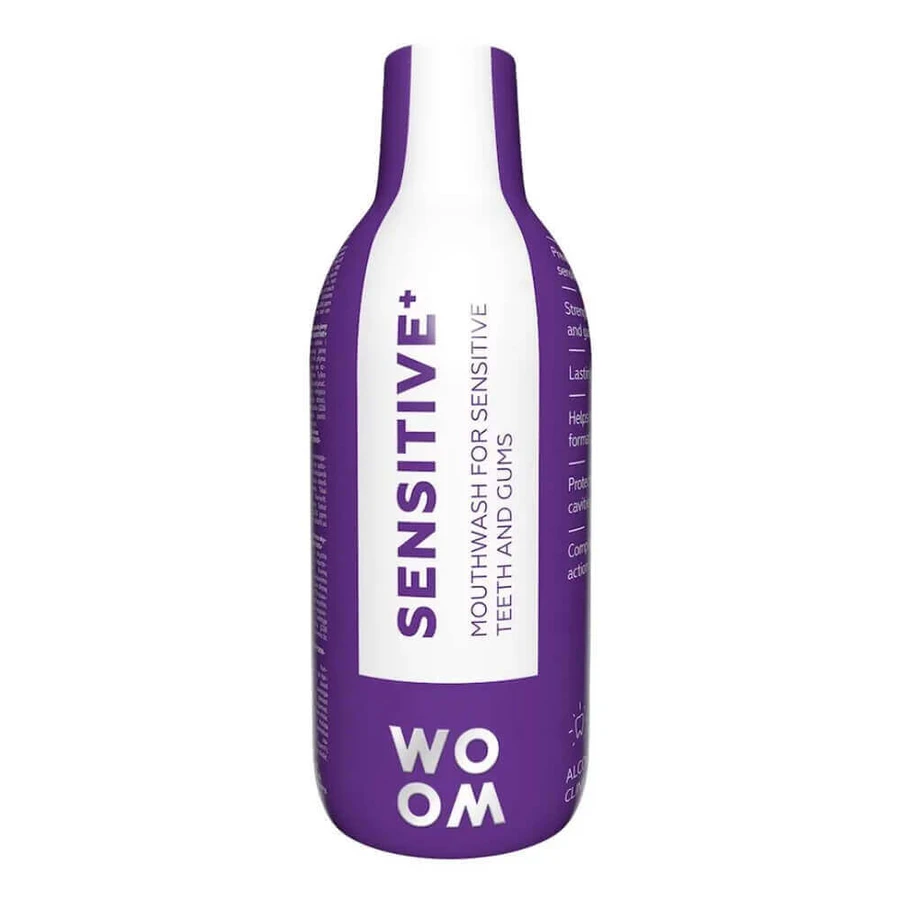 Woom Sensitive+, ополаскиватель для полости рта при повышенной чувствительности зубов, 500 мл: цены и характеристики