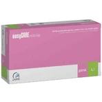 Рукавички нітрилові EasyCare Nitrile, нестерильні, без пудри, рожеві, розмір L, 100 штук: ціни та характеристики