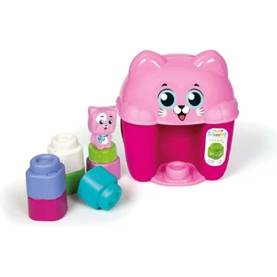 Розвиваюча іграшка М'які будівельні кубики Clemmy Soft, 6 місяців+, Кошеня, 7 штук, Clementoni
