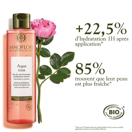 Sanoflore Rosa Fresca Face Lotion Damask Rose Bio Botanical Essence 200ml: цены и характеристики