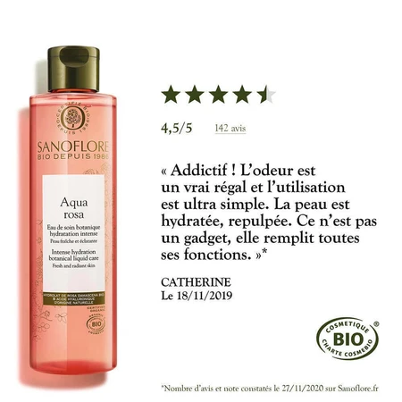 Sanoflore Rosa Fresca Face Lotion Damask Rose Bio Botanical Essence 200ml: цены и характеристики