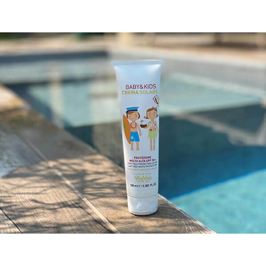 Bubble & Co, органический солнцезащитный крем для детей с рождения, SPF 50+, 100 мл: цены и характеристики