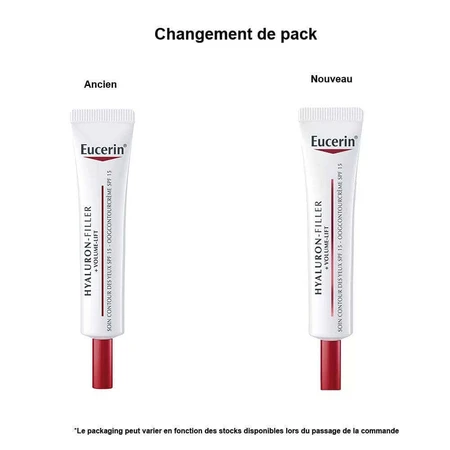 Eucerin Hyaluron-Filler + Volume Lift Eye Contour Spf15 15ml 15ml: ціни та характеристики