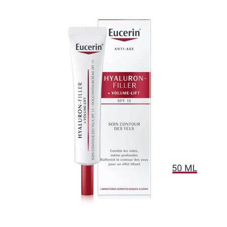 Eucerin Hyaluron-Filler + Volume Lift Eye Contour Spf15 15ml 15ml: ціни та характеристики