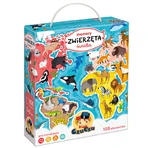 Игра на память CzuCzu Животные мира, игра для детей, от 3 лет, 108 элементов: цены и характеристики
