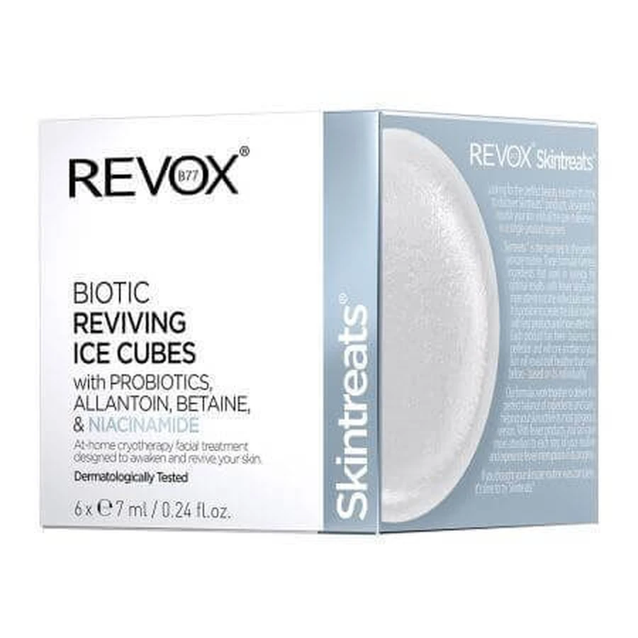 Догляд для обличчя Skintreats Biotic Reviving Ice Cubes, 6 Х 7 мл, Revox: ціни та характеристики