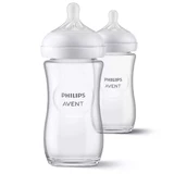 Avent Natural Response Стеклянная бутылочка от 1 месяца и старше 2х240 мл